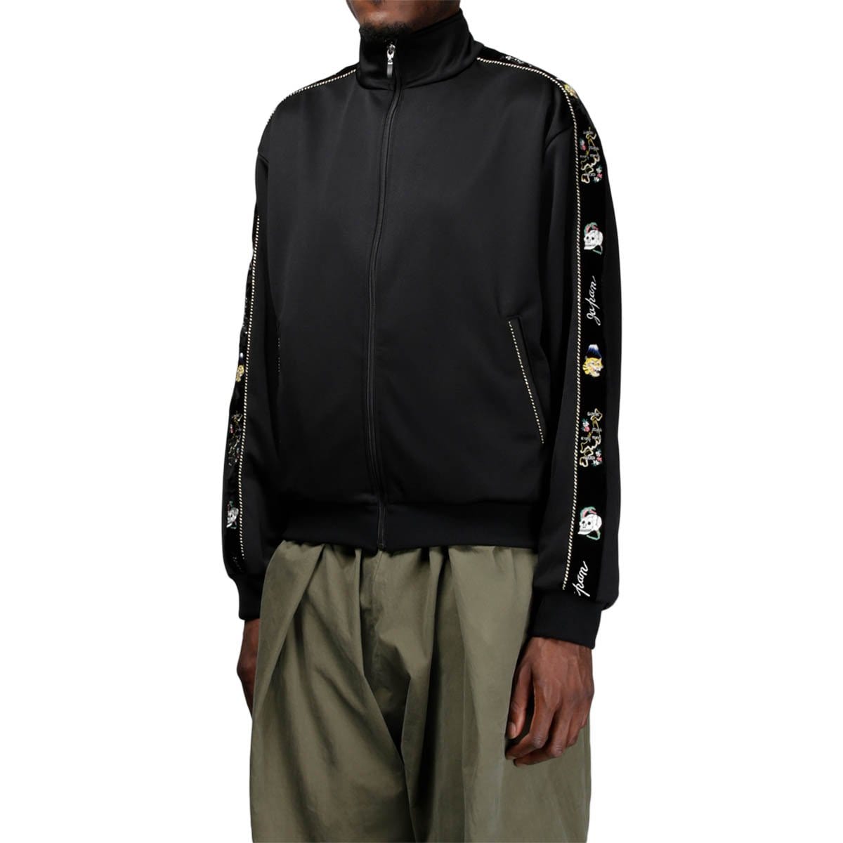 nike arch taped track top