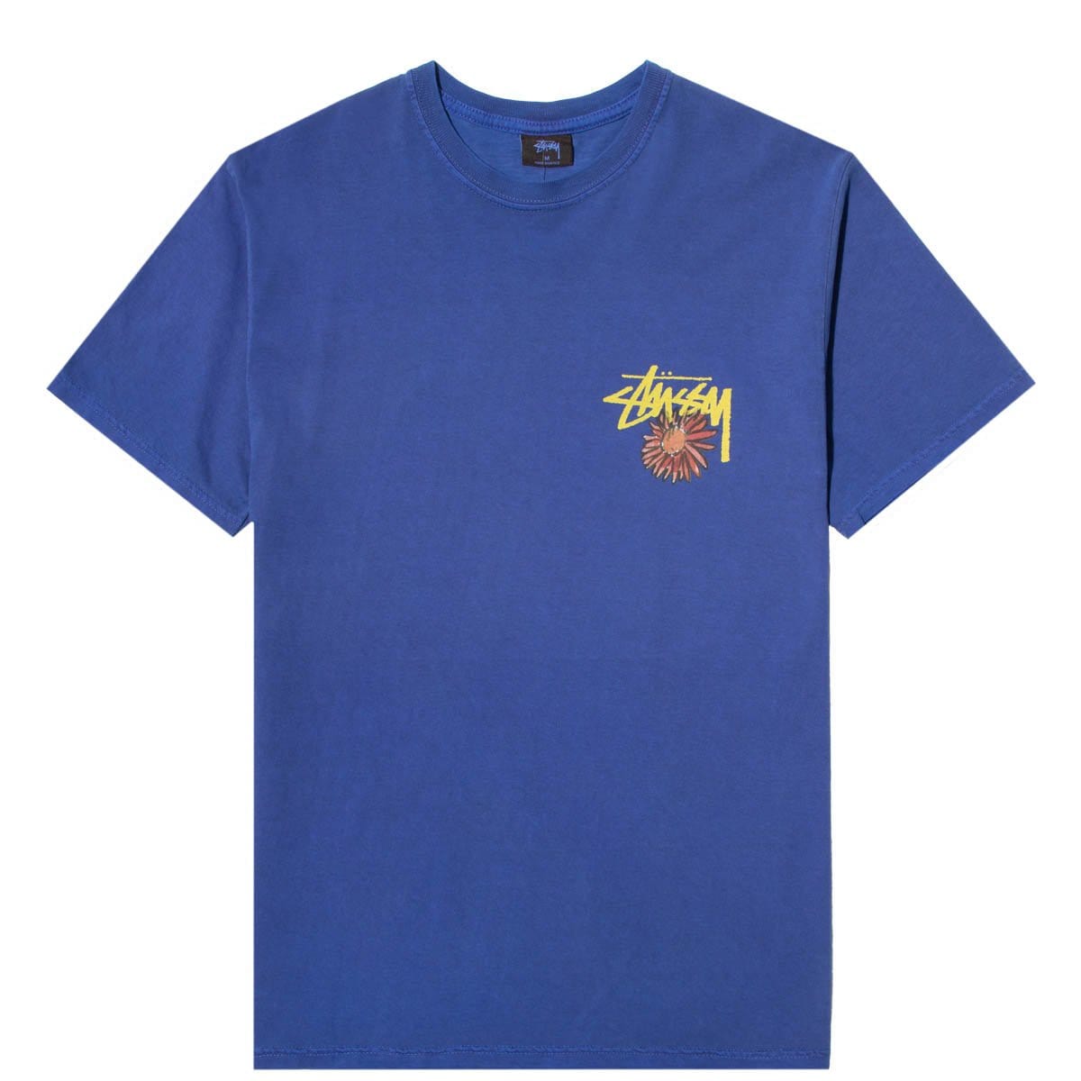 SMOKIN SKULL PIG. DYED TEE Dark Blue – Bodega Store