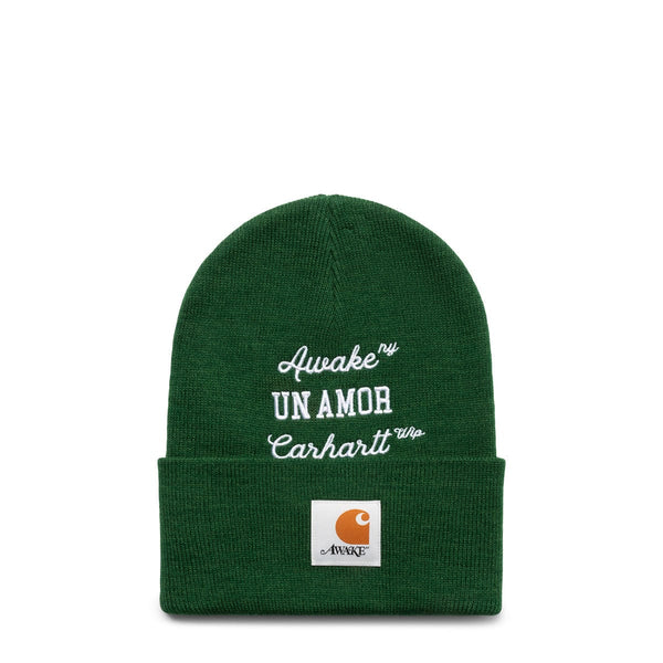 X CARHARTT WIP UN AMOR BEANIE DARK GREEN | GmarShops