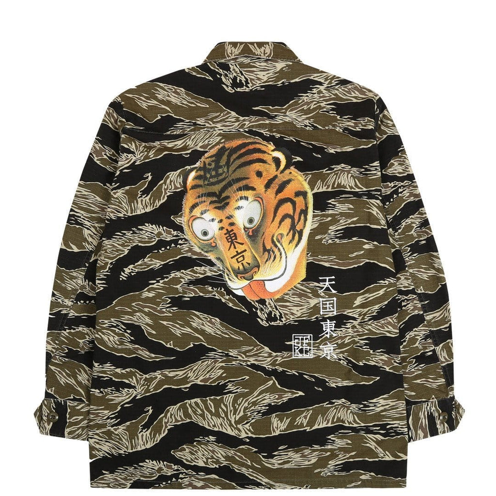 Wacko Maria JUNGLE FATIGUE JACKET ( TYPE-7 ) Tiger Camouflage – Bodega