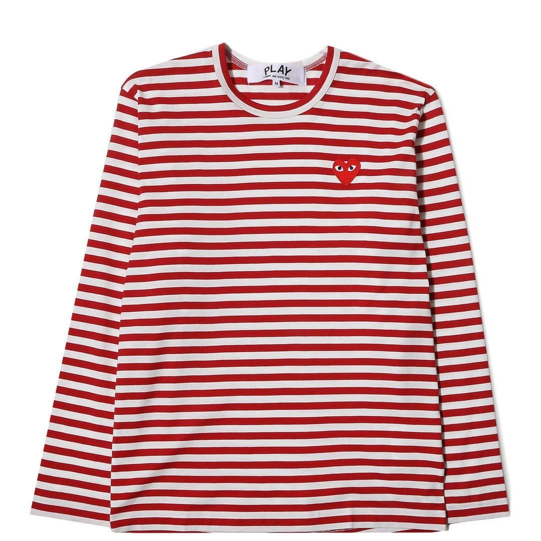 comme des garcons play striped shirt