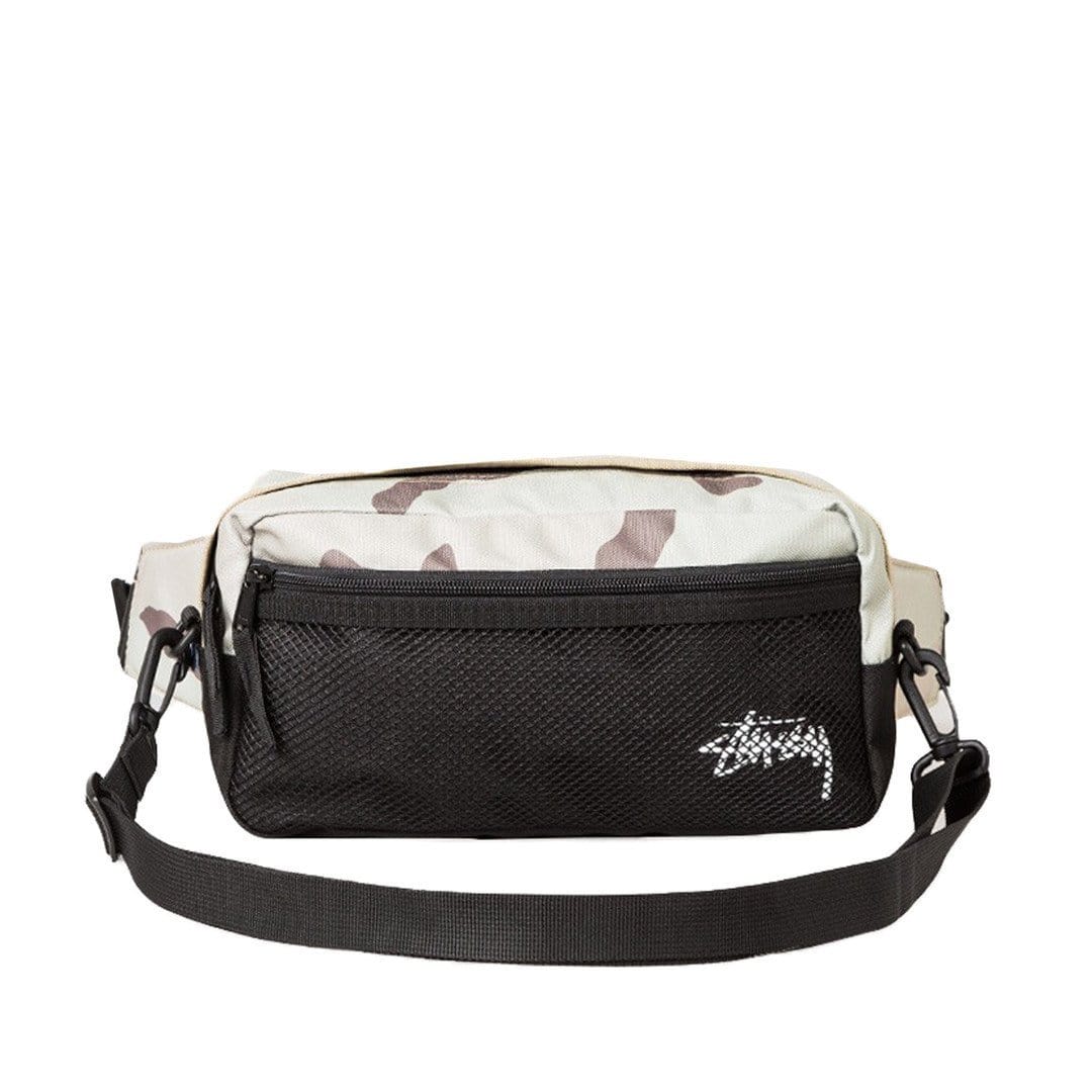 stussy side bag black