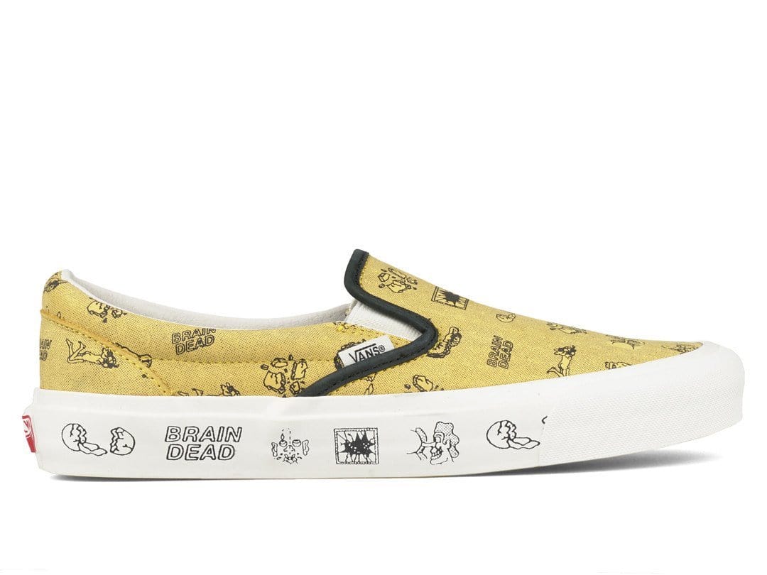 vans brain dead slip on