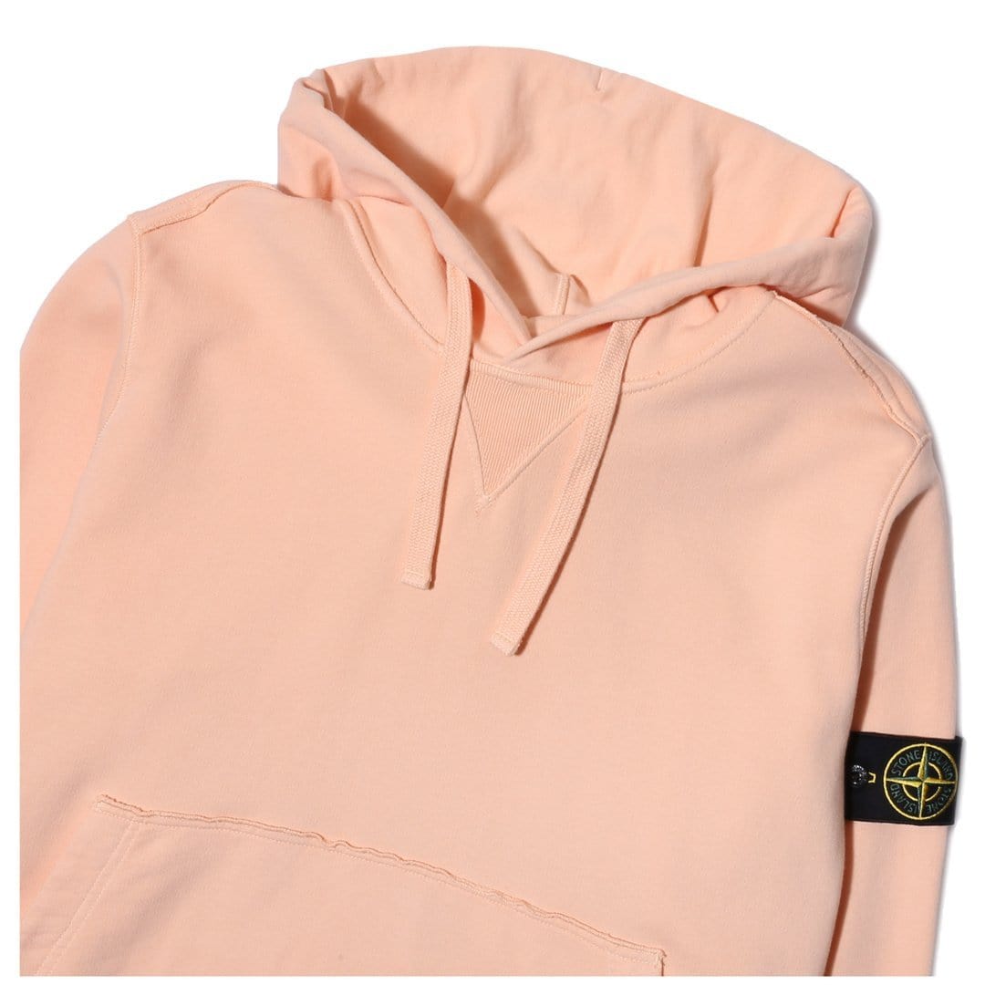 peach stone island hoodie