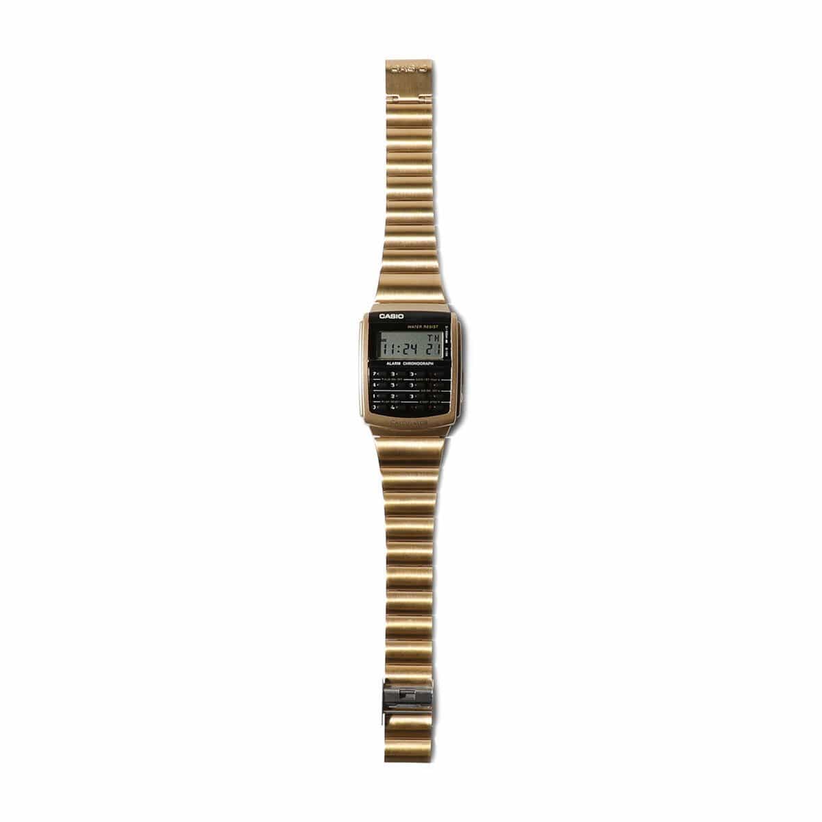 casio calculator watch gold