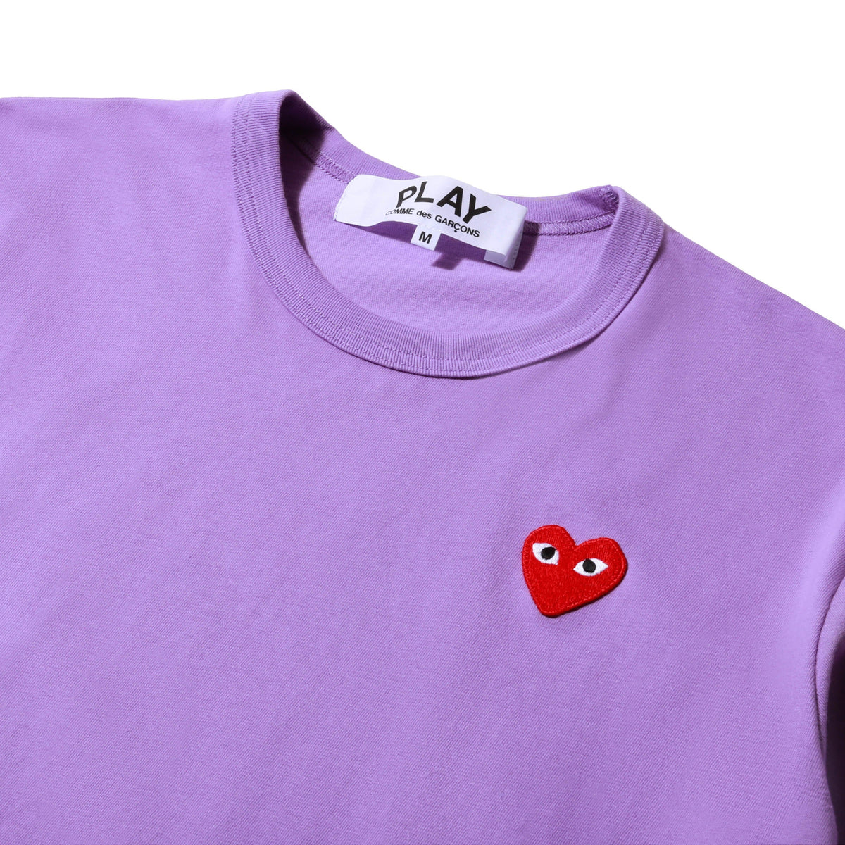 comme des garcons purple t shirt