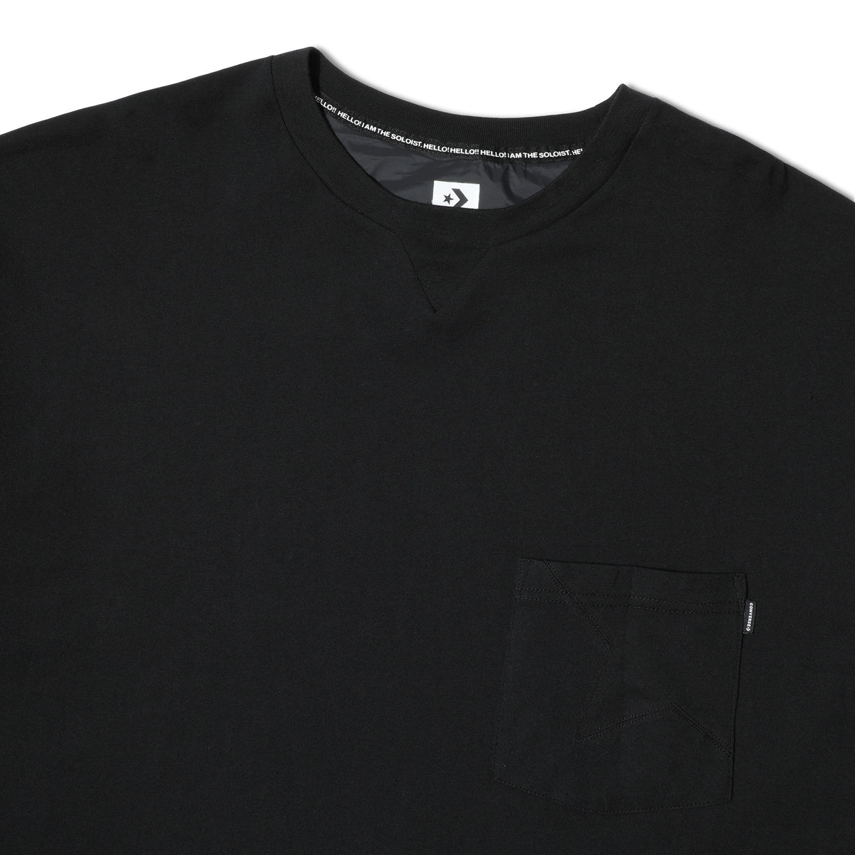 converse t shirt black