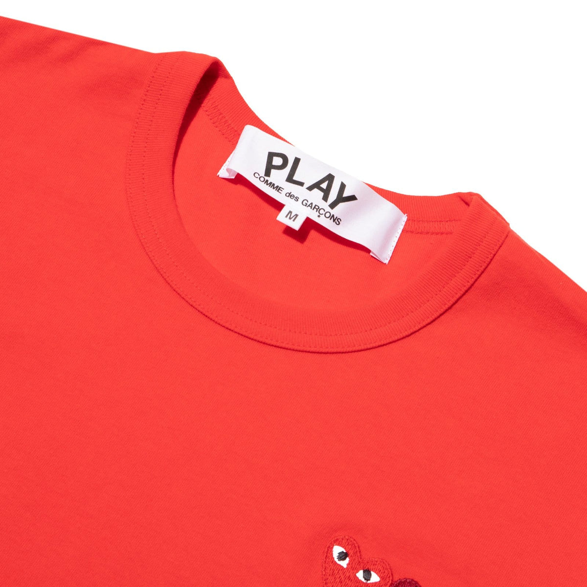 comme des garcons play red