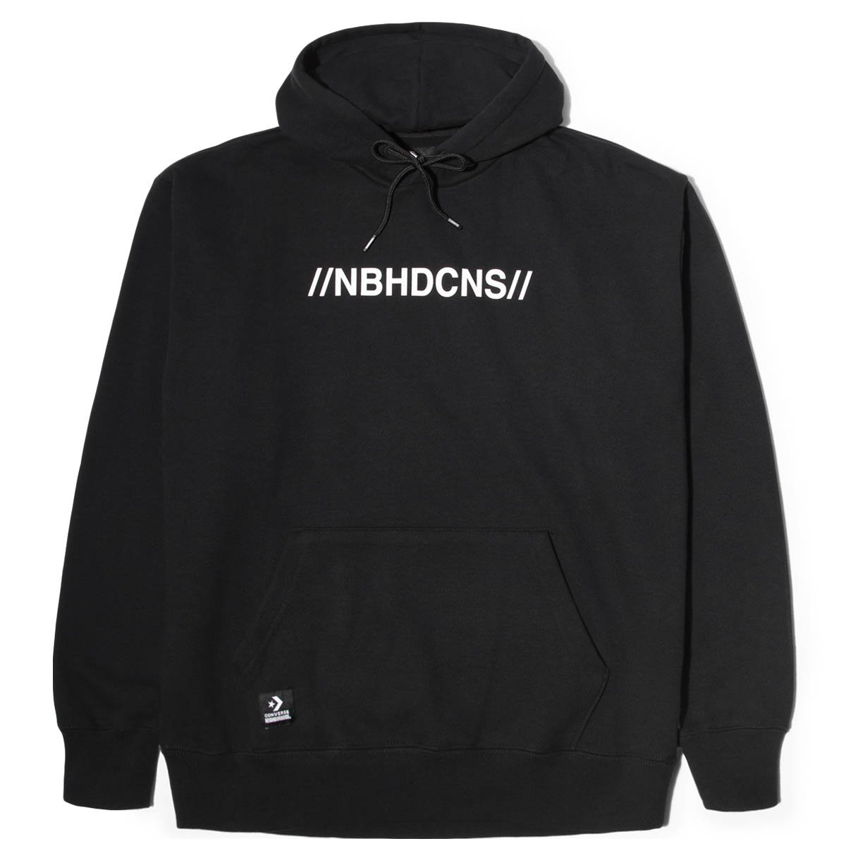 black converse hoodie