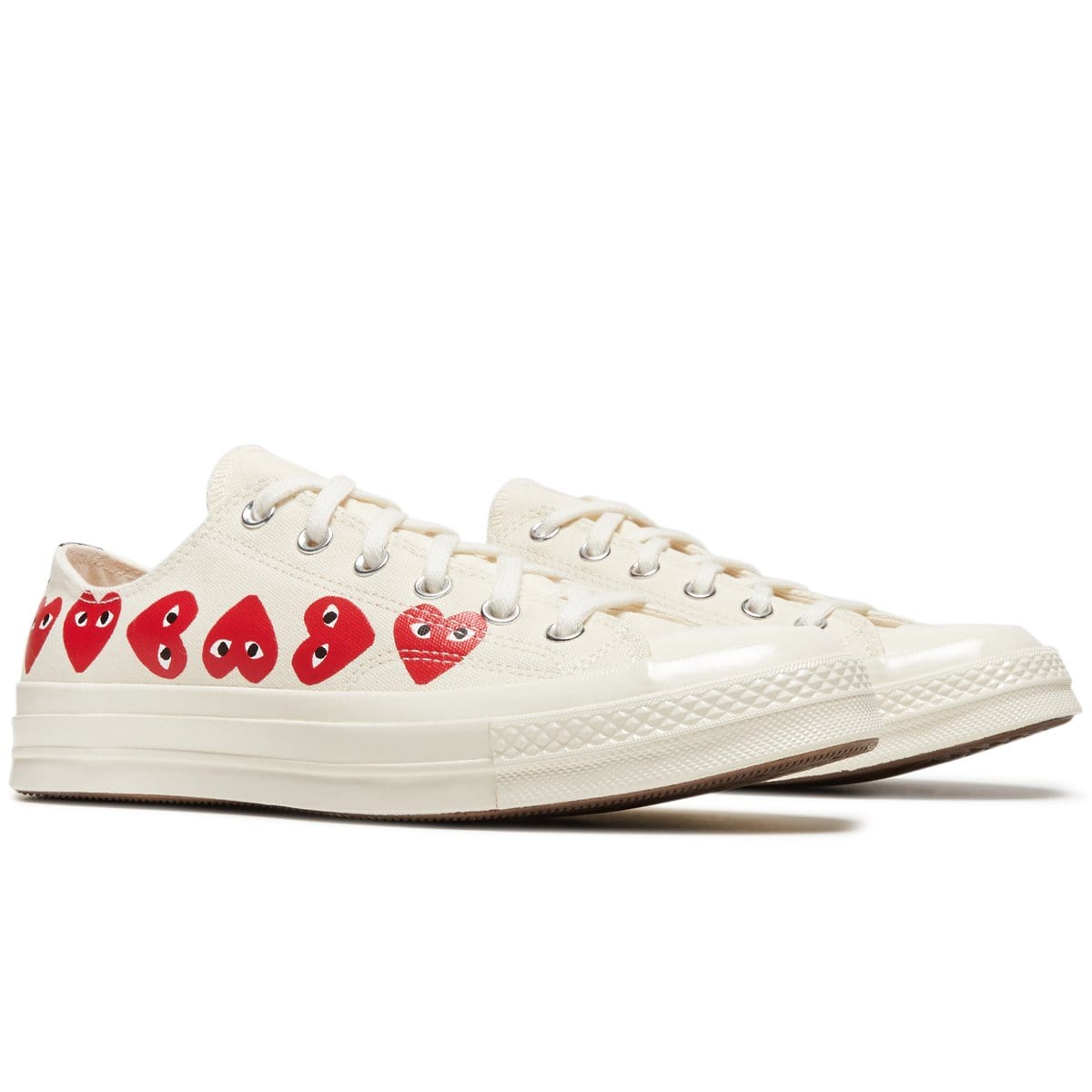 x CDG Play CHUCK TAYLOR LOW Off White 