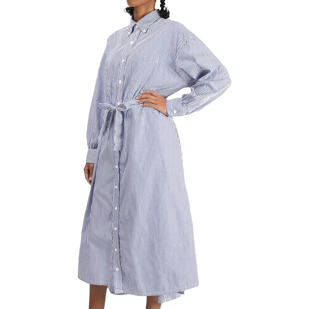 cotton broadcloth shirtdress