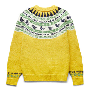 HUMAN MADE DUCK JACQUARD KNIT SWEATER L-