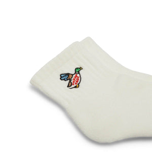 DUCK SHORT PILE SOCKS White – GmarShops Store