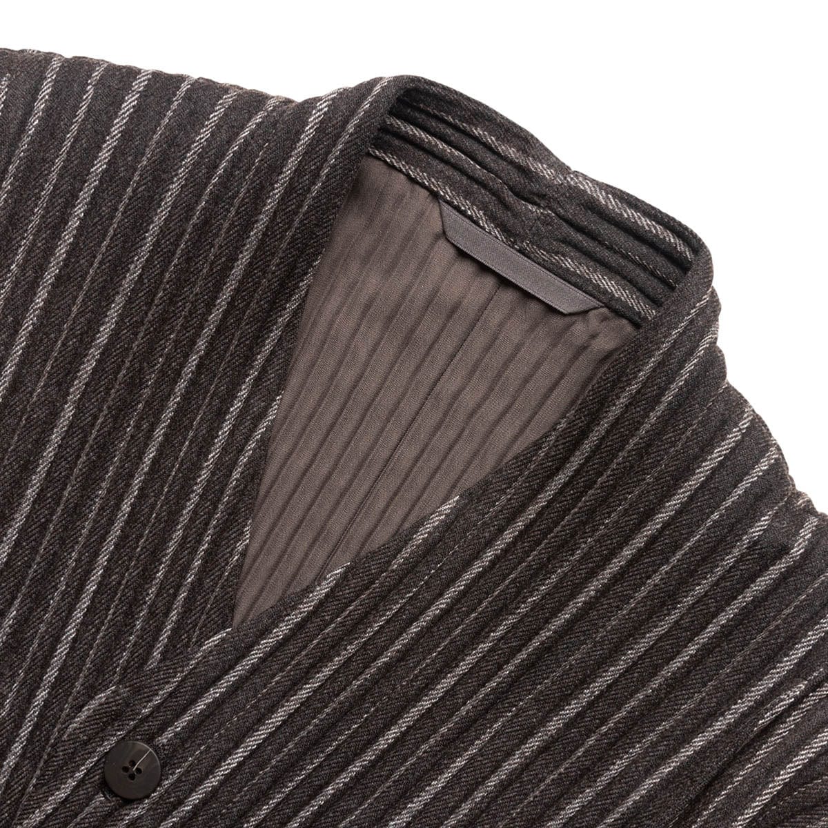 TWEED PLEATS BLACK STRIPE | Bodega