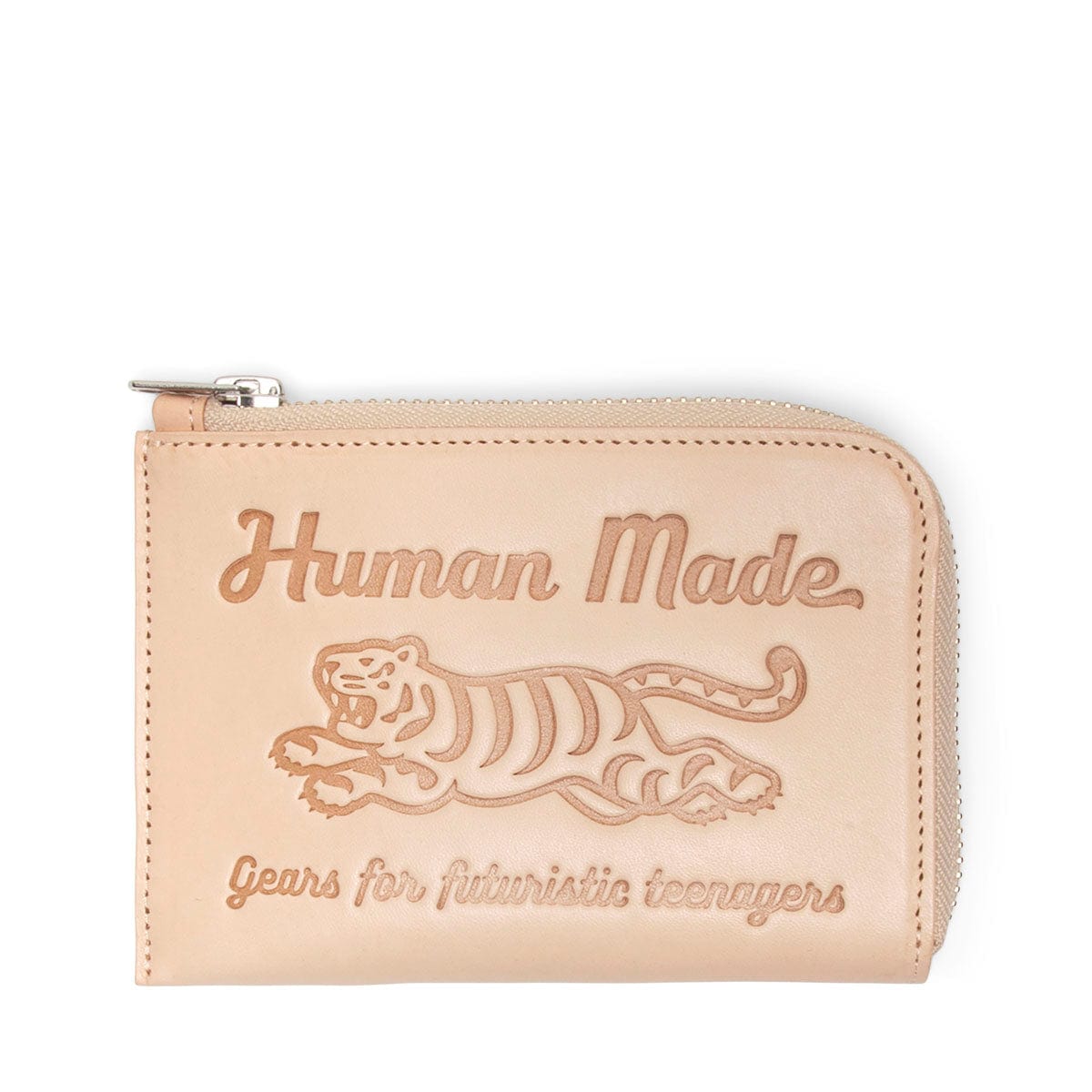 HUMAN MADE LEATHER WALLET BEIGE - 折り財布