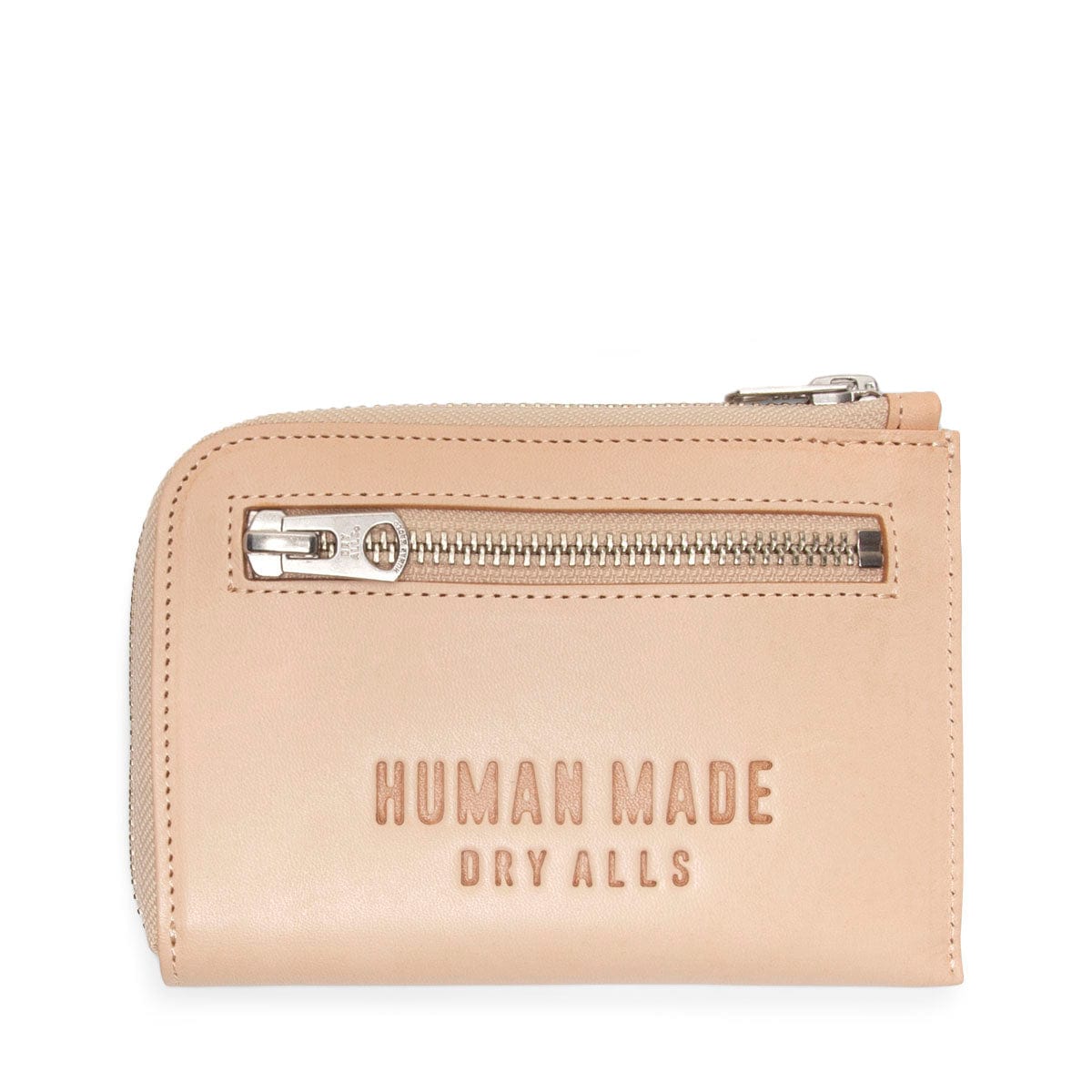 HUMAN MADE LEATHER WALLET BEIGE - 折り財布
