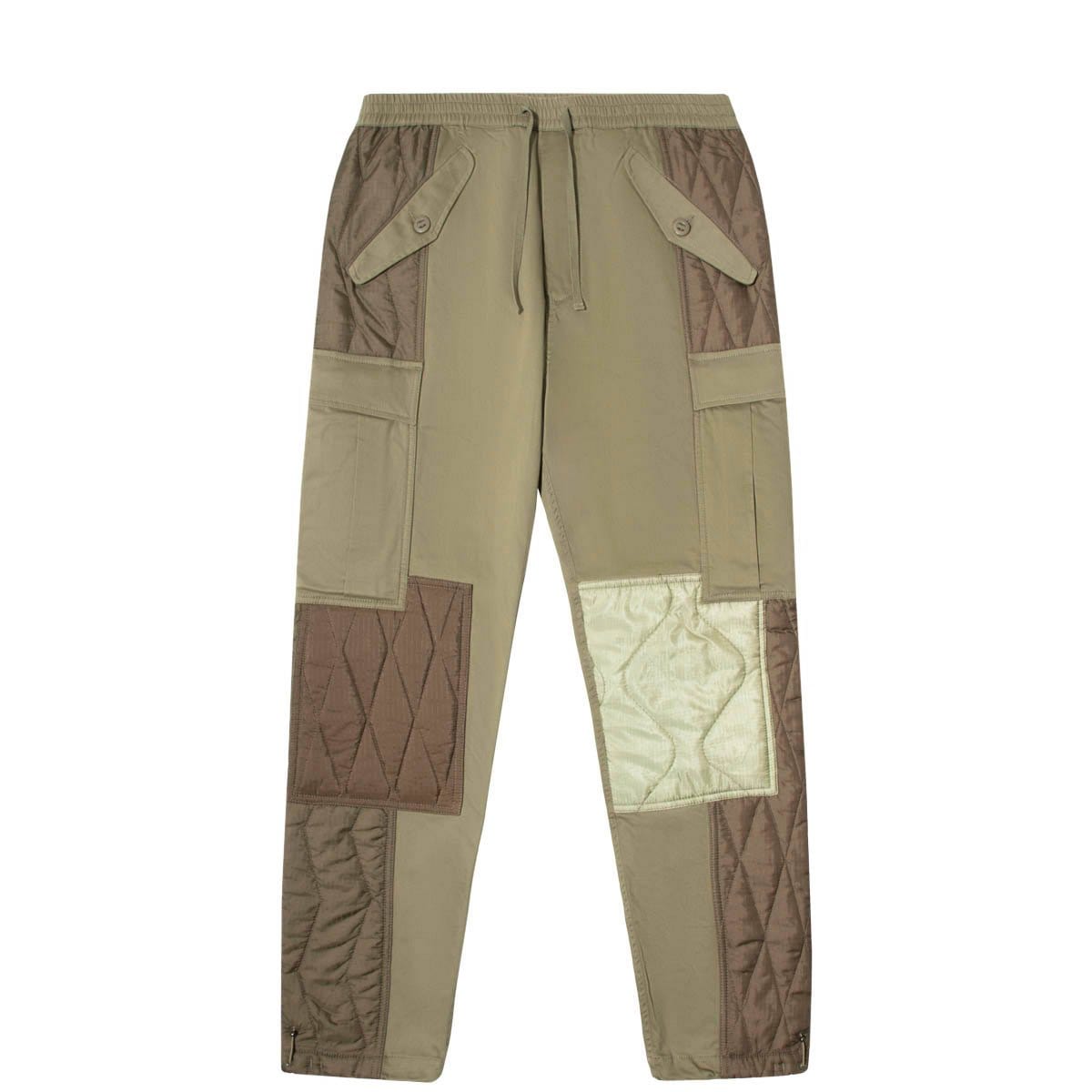 UPCYCLED CARGO TRACKPANTS  OLIVE  LOCUS