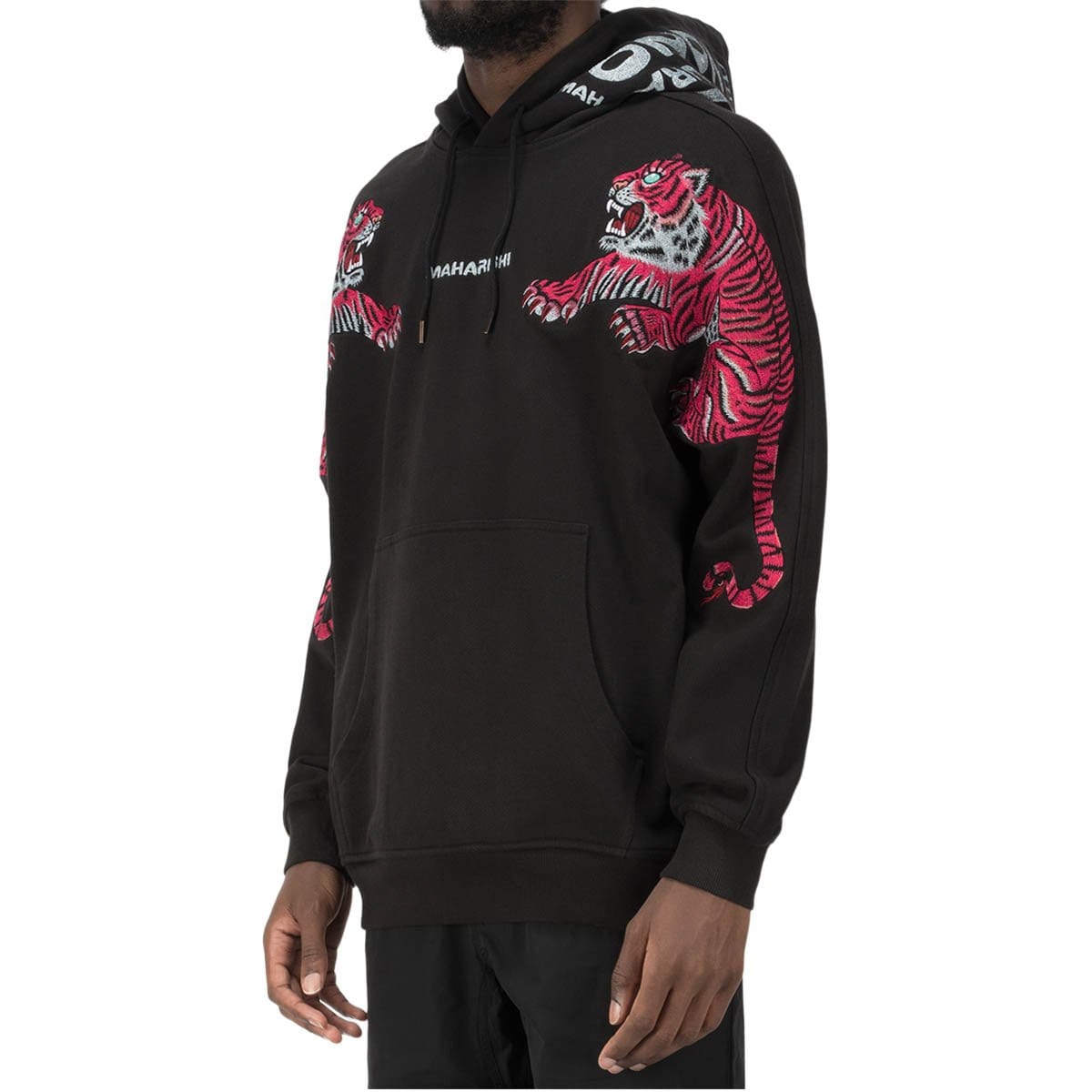 Tiger Invasion Organic Hoodie Black – Bodega