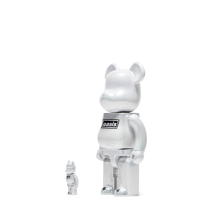 BE@RBRICK OASIS 100% & 400% SET White Chrome – GmarShops Store