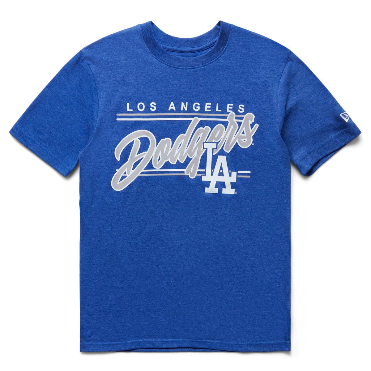 Women's New Era Royal Los Angeles Dodgers Cropped Long Sleeve T-Shirt