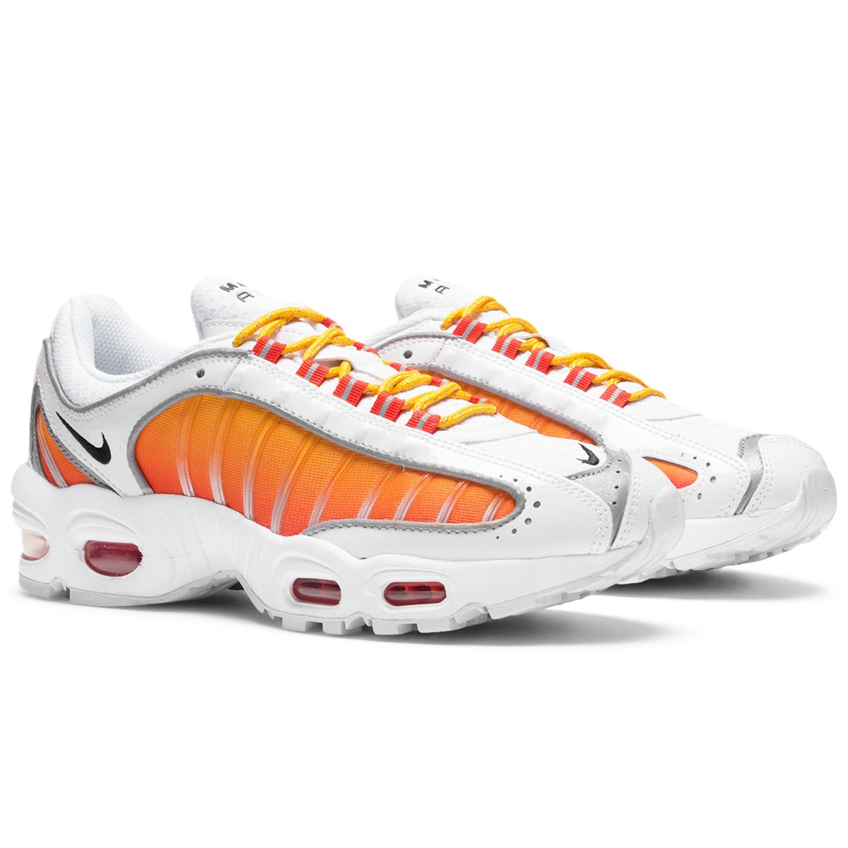 nike tailwind white and orange