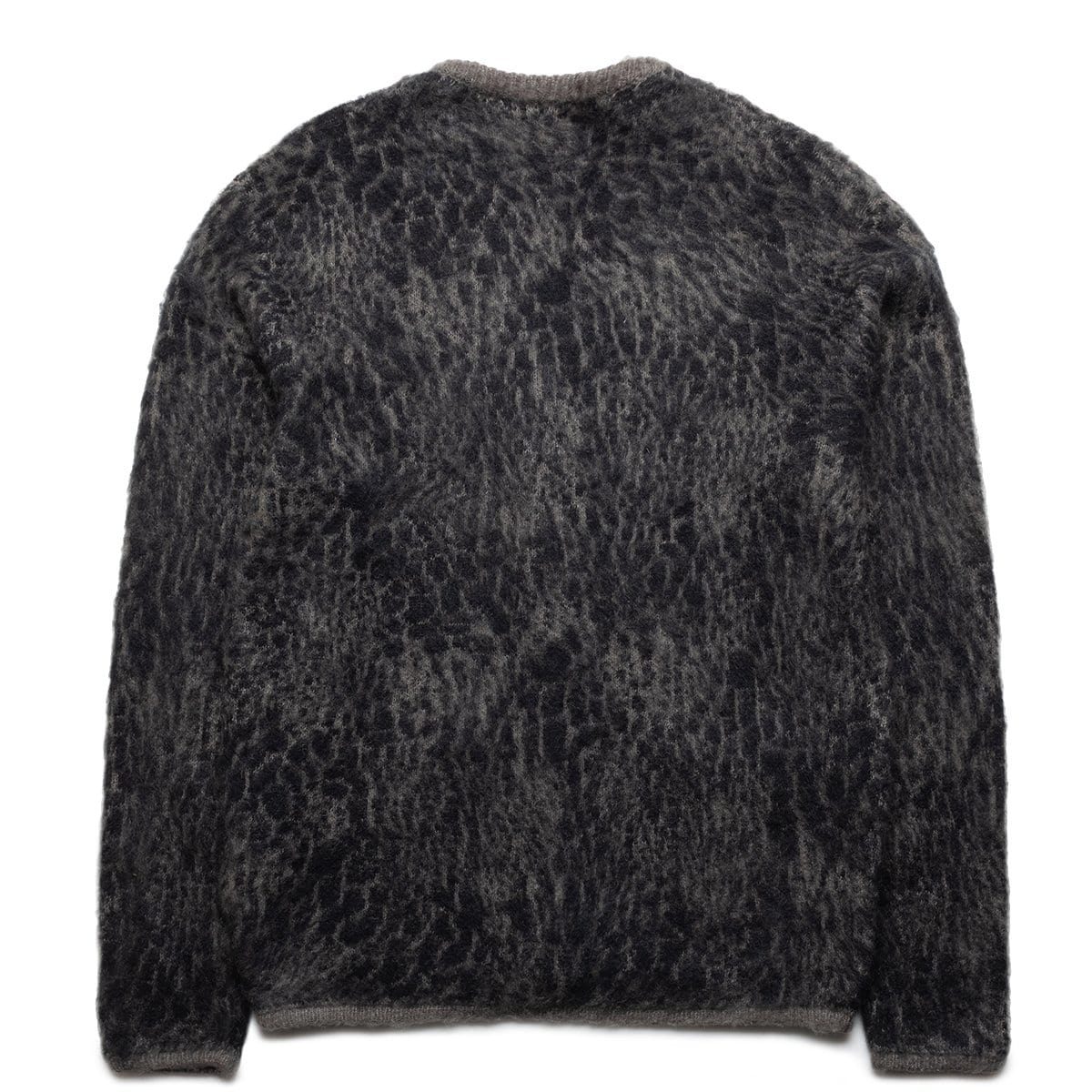 MOHAIR CARDIGAN / AN-KNIT . LS Grey