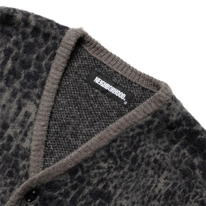 MOHAIR CARDIGAN / AN-KNIT . LS Grey – GmarShops Store