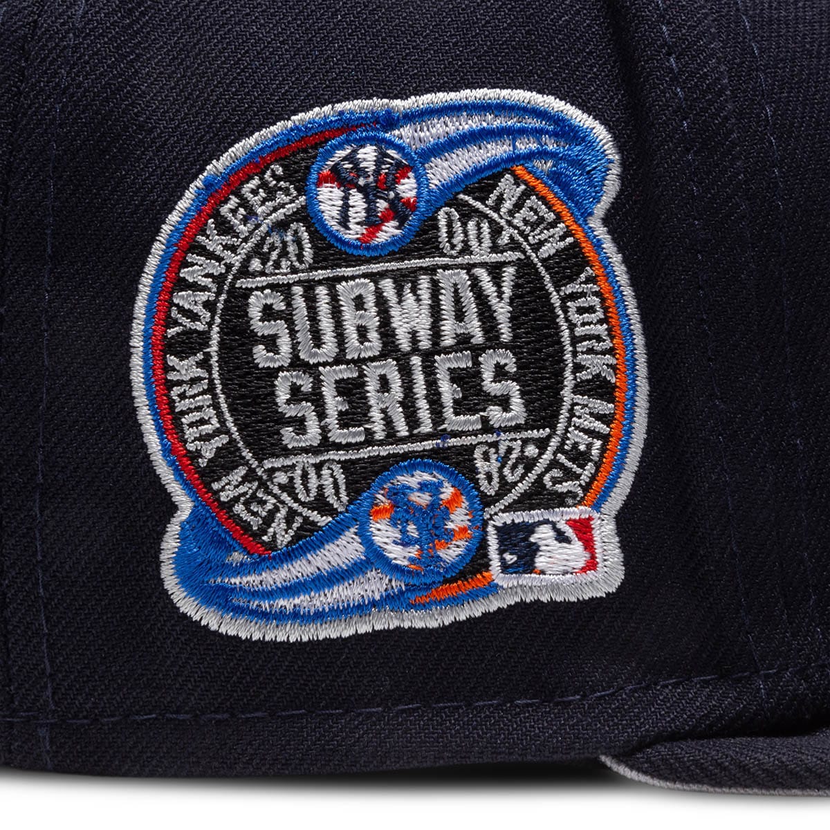 New York Yankees Mets Subway Series Gray Brim New Era Fitted Hat