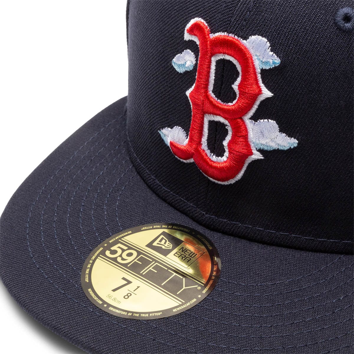 Boston Red Sox SWIRL Navy Fitted Hat by New Era