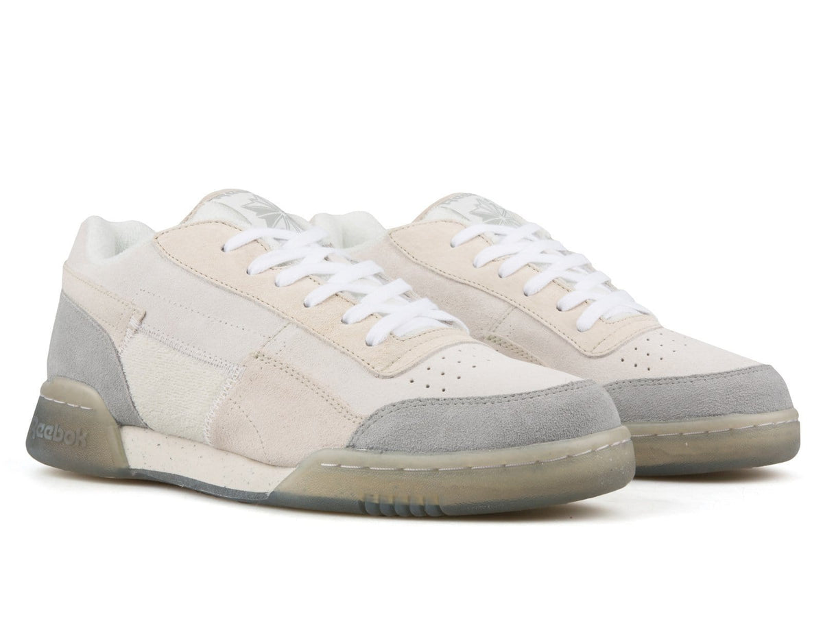 reebok classics off white workout plus sneakers