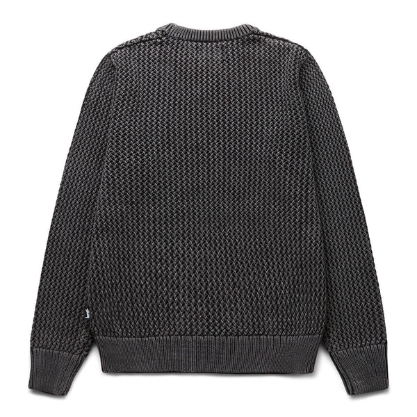 PIGMENT DYED LOOSE GAUGE SWEATER BLACK | Bodega – Bodega Store