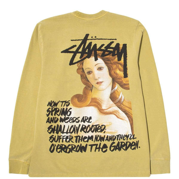 SPRING WEEDS PIG. DYED LS TEE Citron – Bodega