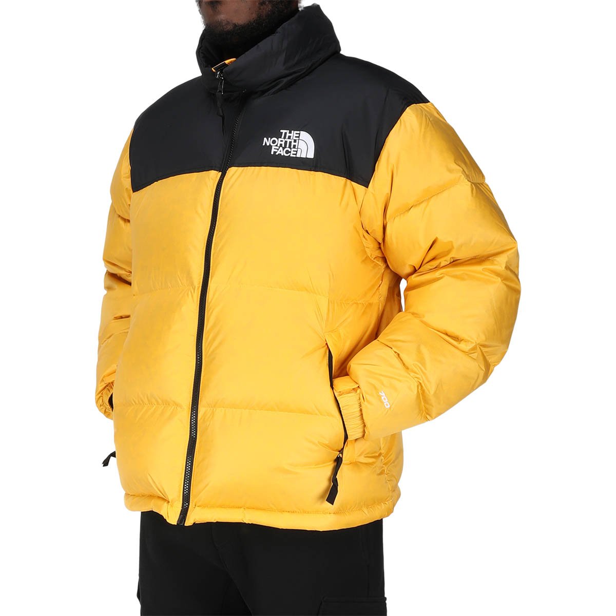 the north face 1996 retro nuptse jacket yellow