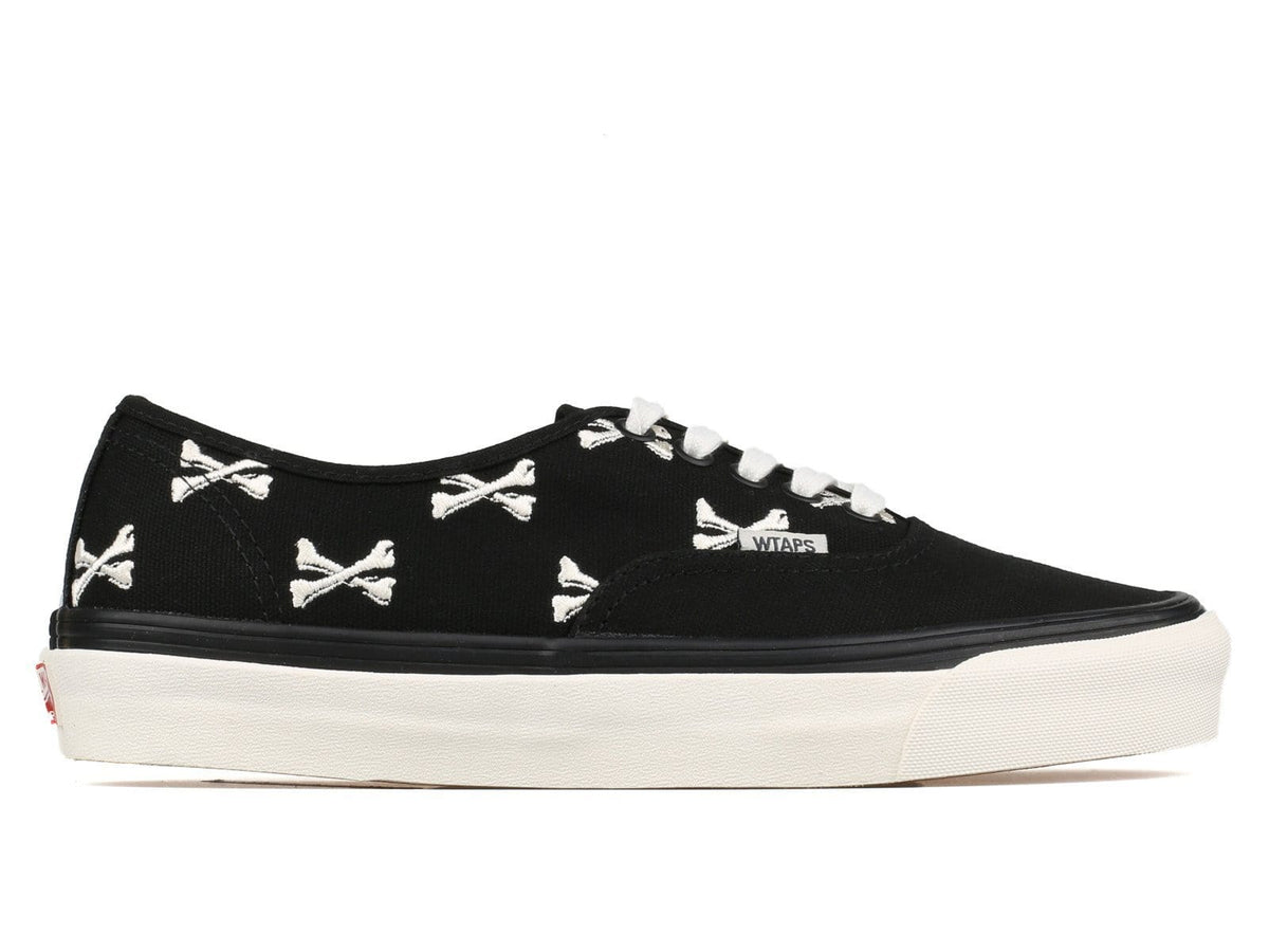 vans authentic black bone