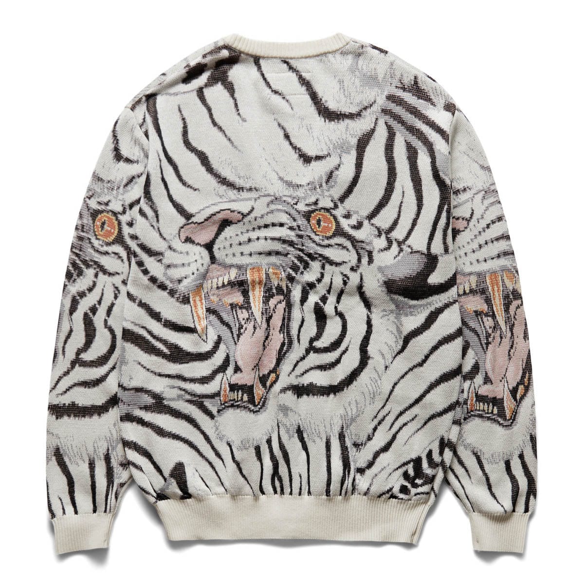 X TIM LEHI JACQUARD CARDIGAN (TYPE-1) WHITE | Bodega