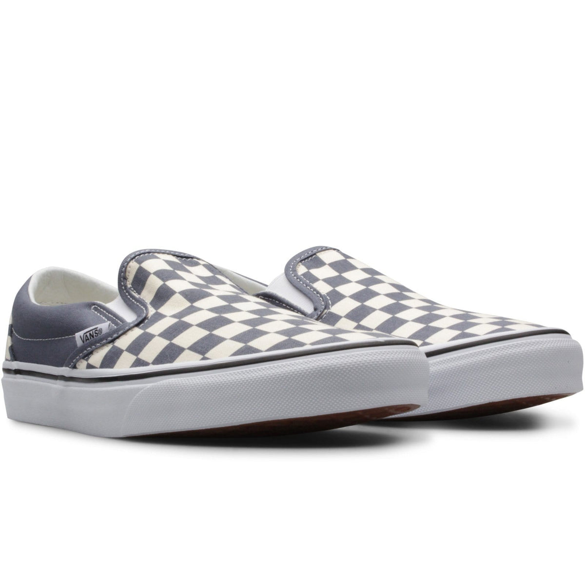 grisaille checkered vans