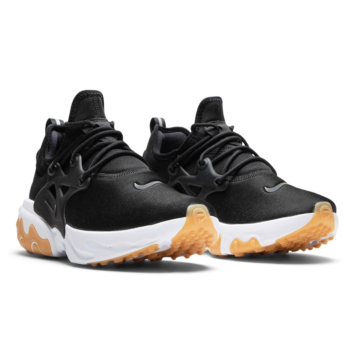 nike presto black white gum