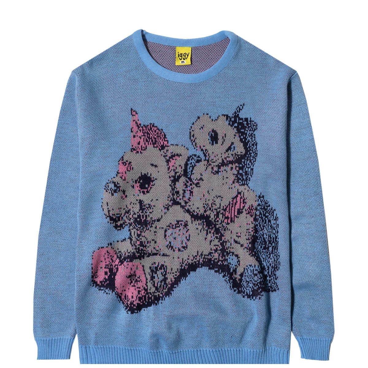 Unicorns Knit Sweater Blue