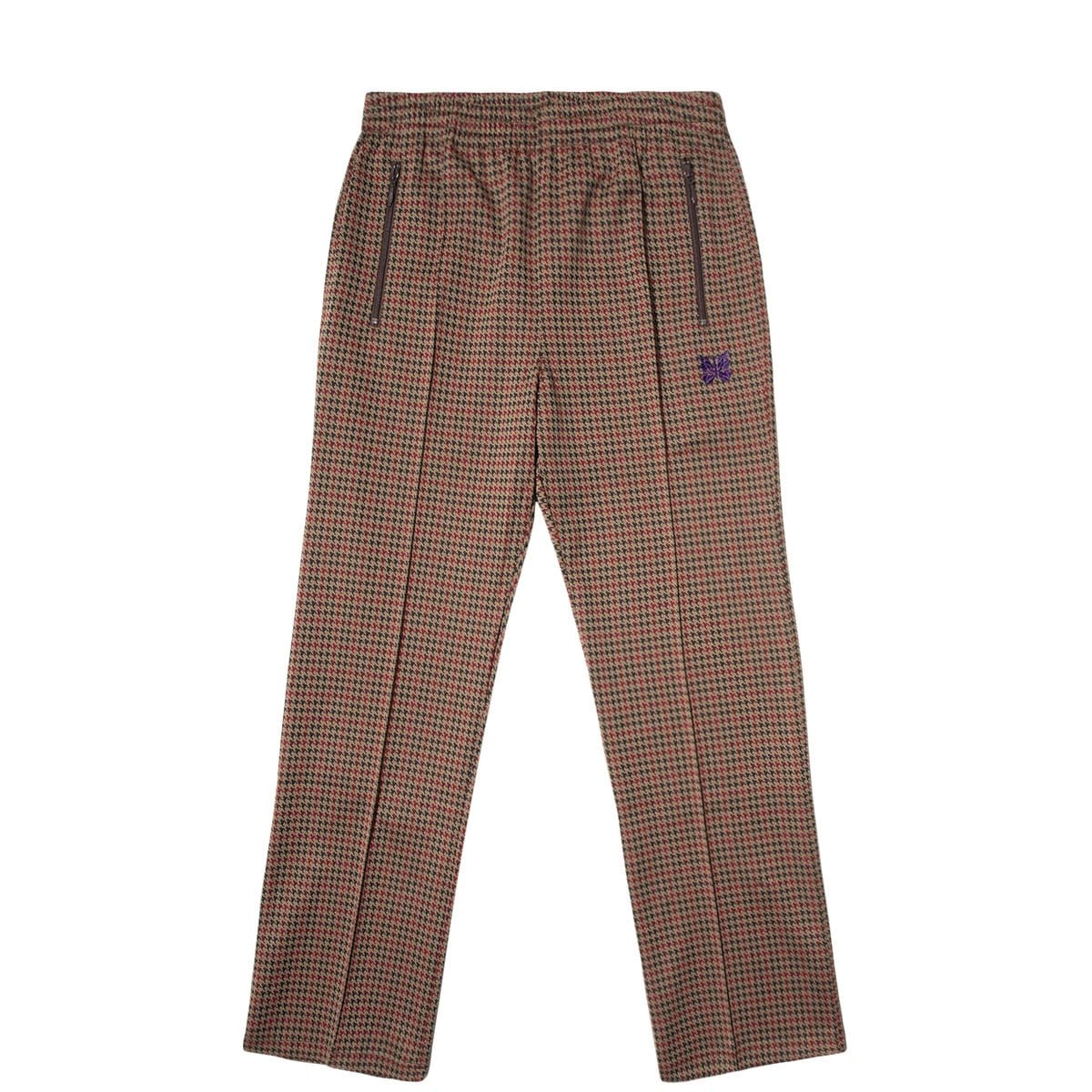 TRACK PANT - POLY JACQUARD HOUNDSTOOTH