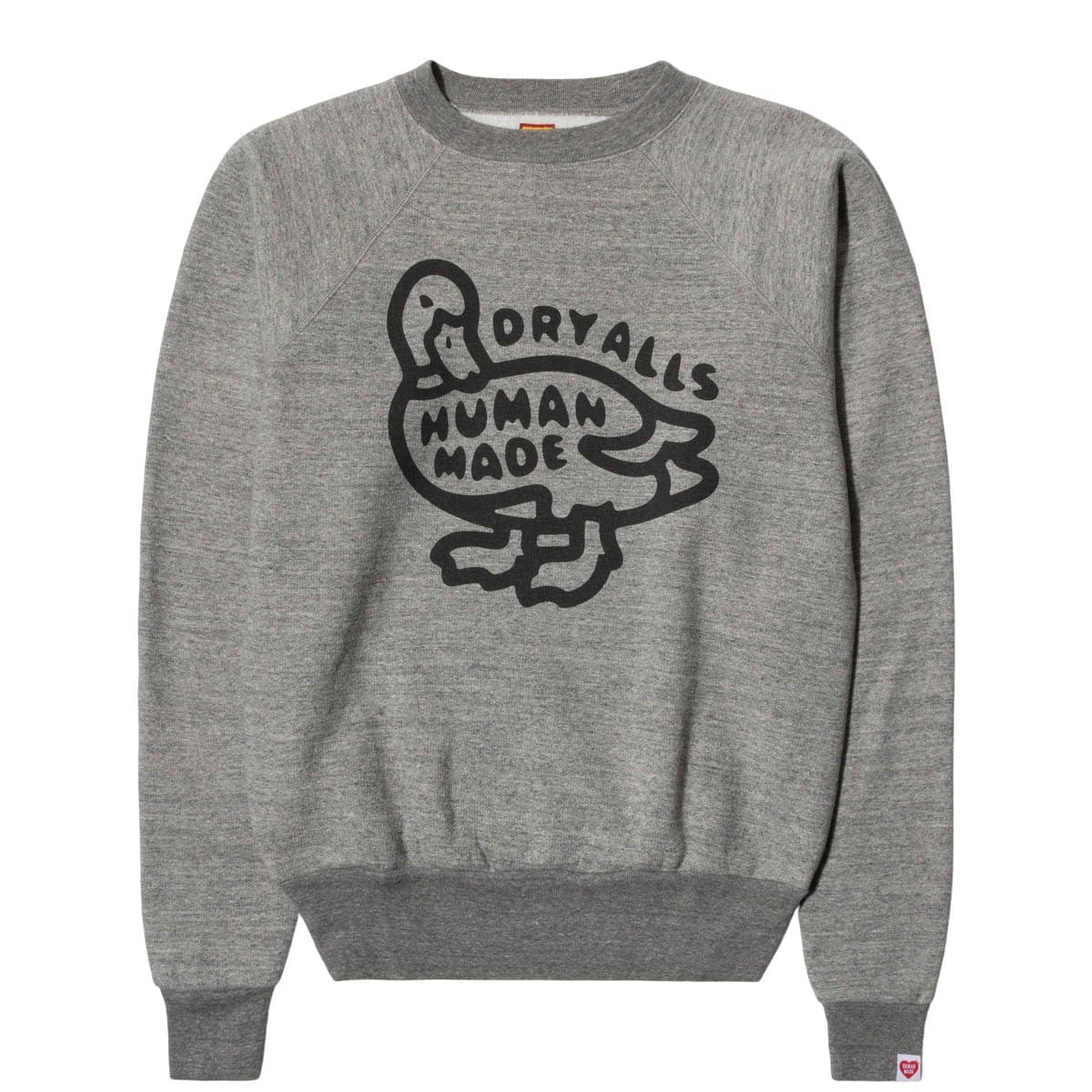 HUMAN MADE RAGLAN CREWNECK SWEATSHIRT