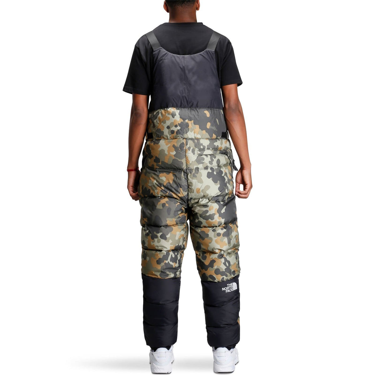 the north face nuptse bib down overall