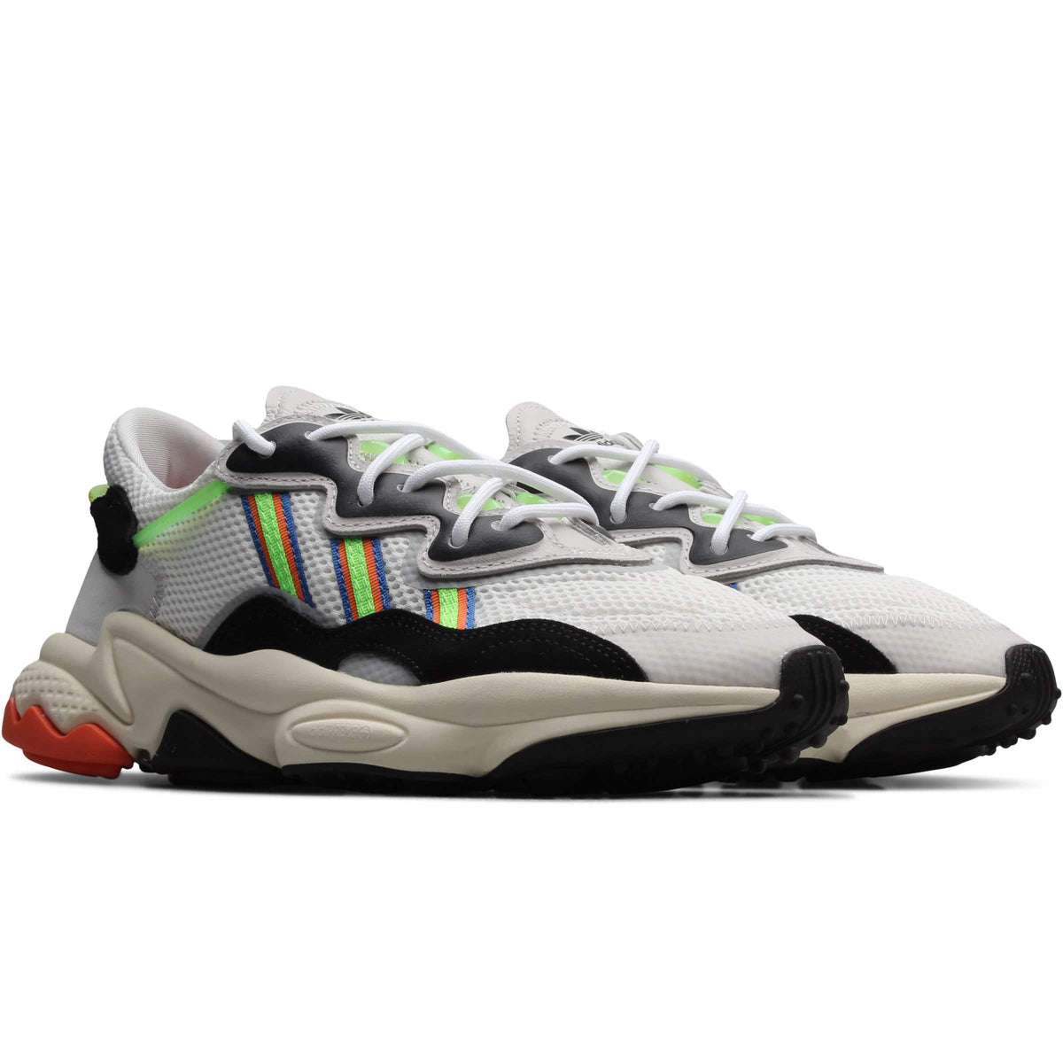 adidas ozweego cloud white solar green