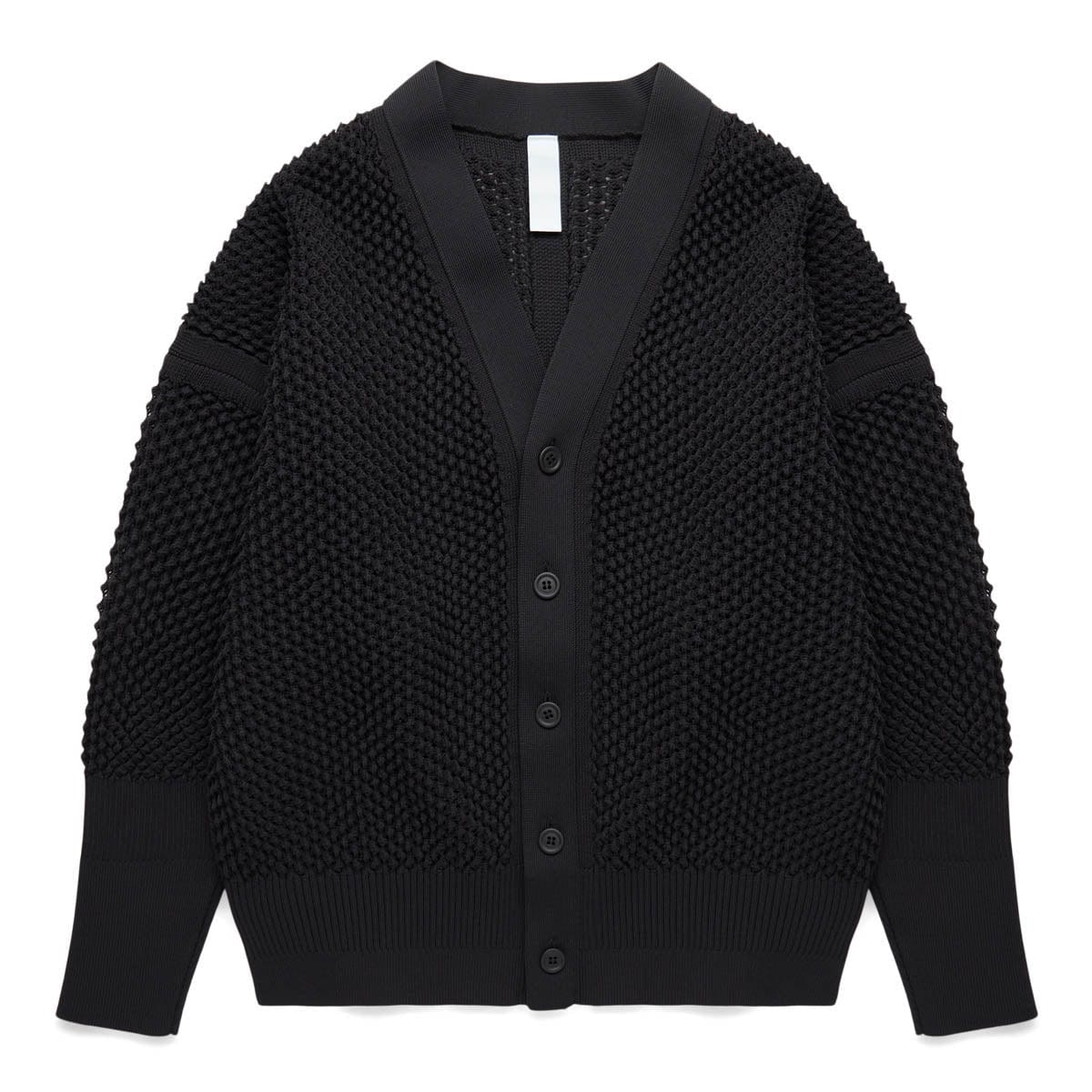 CFCL LATTICE CARDIGAN   BLACK