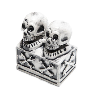 BOOZE DUAL SKULL / CE-INCENSE CHAMBER Black – GmarShops Store