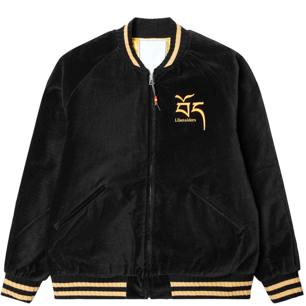 VELOUR VARSITY JACKET