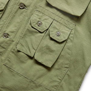 EXPLORER SHIRT JACKET OLIVE COTTON RIPSTOP | Bodega