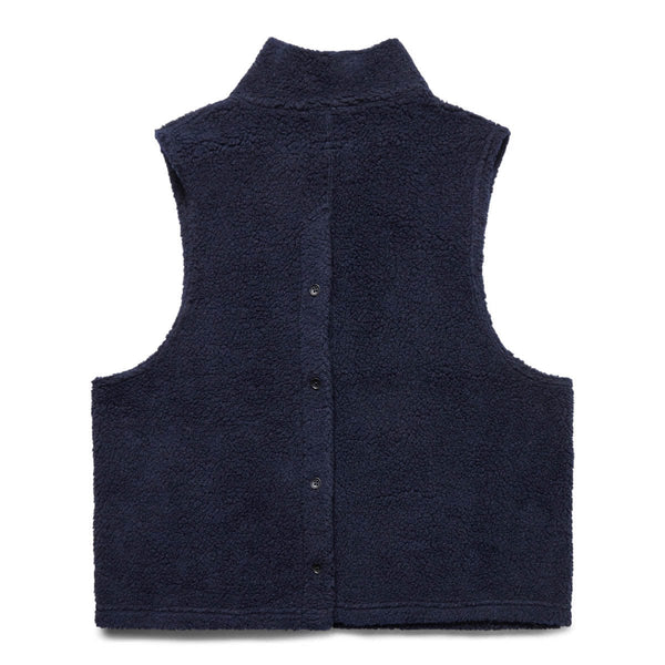 HIGH MOCK KNIT VEST NAVY | Bodega – Bodega Store