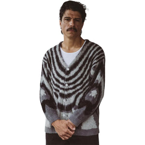 ACID HAIRY CARDIGAN BLACK | Bodega – Bodega Store