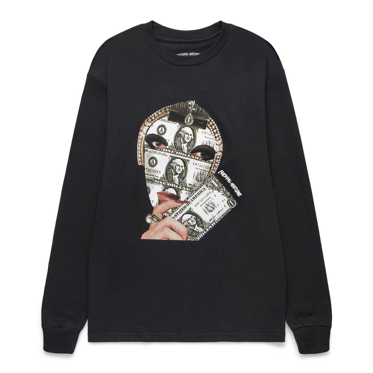 TIPPING POINT L/S TEE BLACK | Bodega