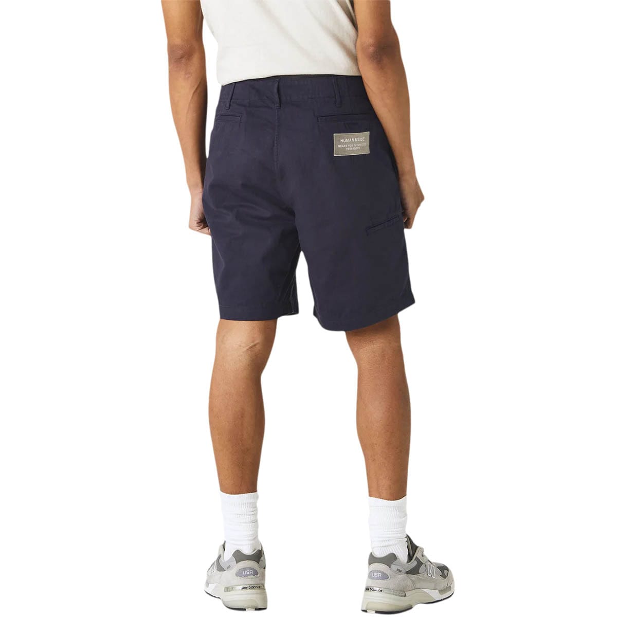 Human Made EMBROIDERY CHINO SHORTS NAVY | Bodega